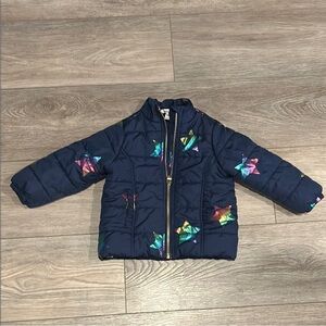 Kids Headquarters‎ Navy Jacket with Rainbow Accents